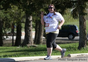 run, sport, bonheur, obèse, obésité, surpoids, maigrir, perdre du poid
